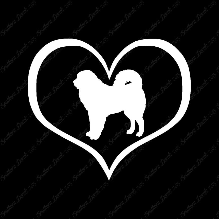Tibetan Mastiff Dog Heart Love