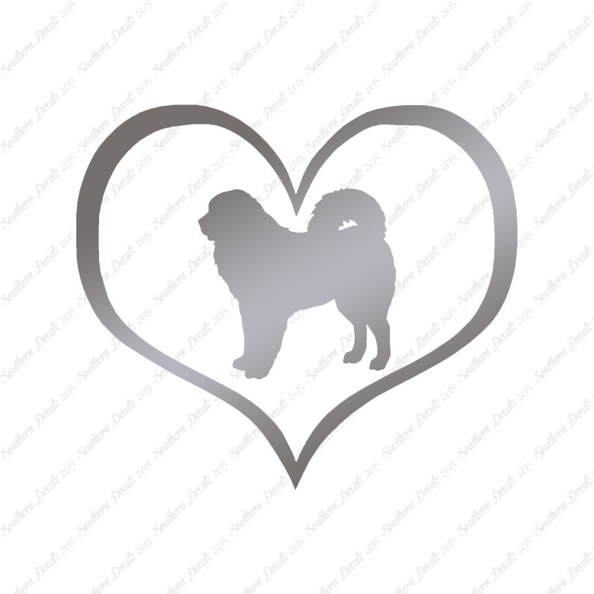 Tibetan Mastiff Dog Heart Love