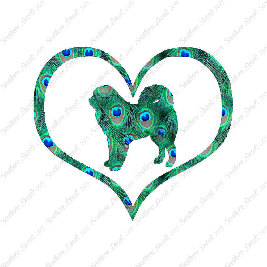 Tibetan Mastiff Dog Heart Love