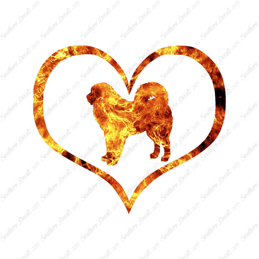 Tibetan Mastiff Dog Heart Love