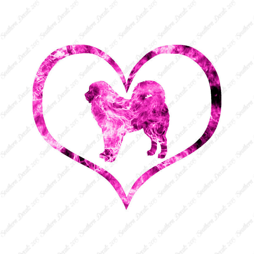 Tibetan Mastiff Dog Heart Love