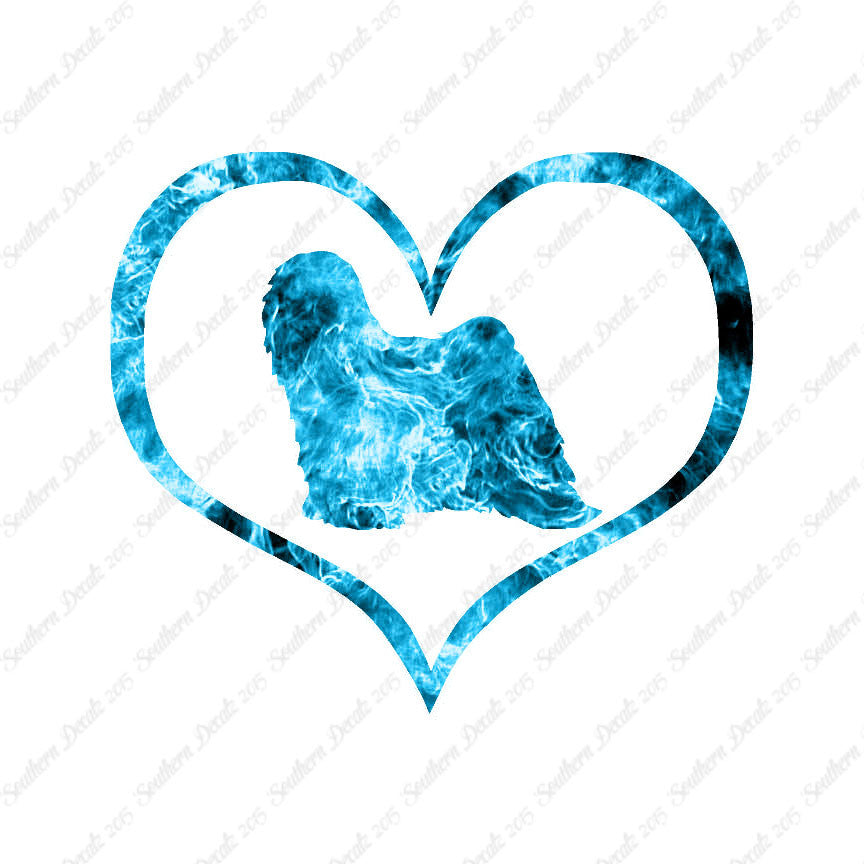 Tibetan Terrier Dog Heart Love