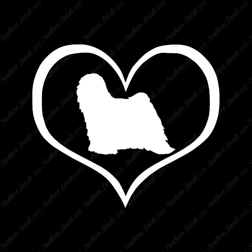Tibetan Terrier Dog Heart Love