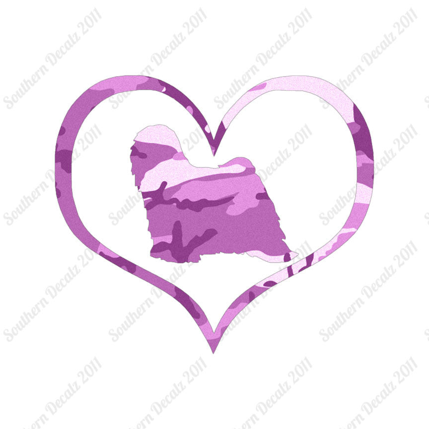 Tibetan Terrier Dog Heart Love