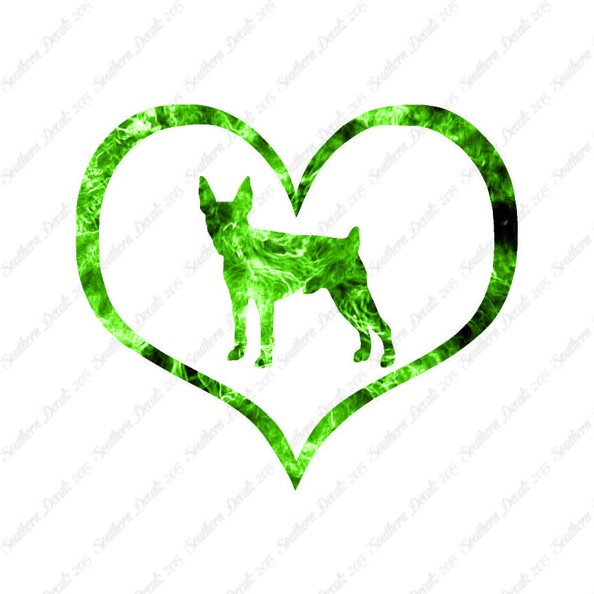 Toy Fox Terrier Dog Heart Love