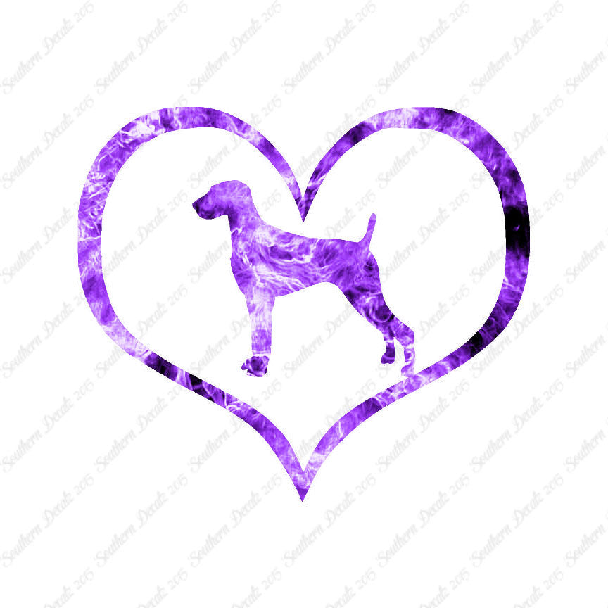Weimaraner Dog Heart Love