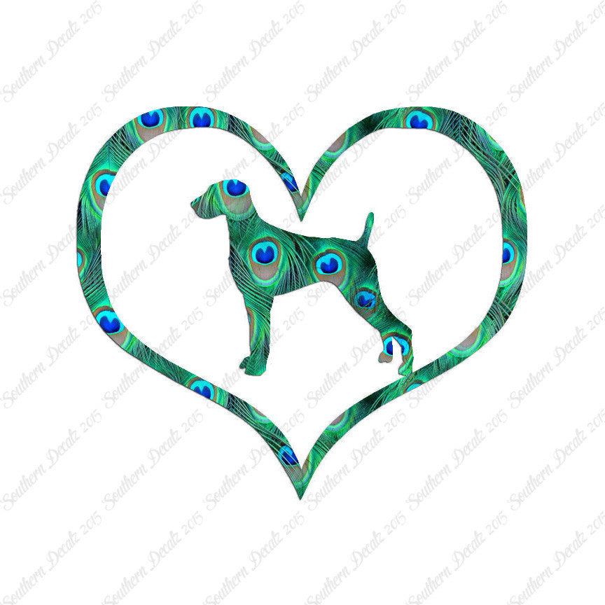 Weimaraner Dog Heart Love