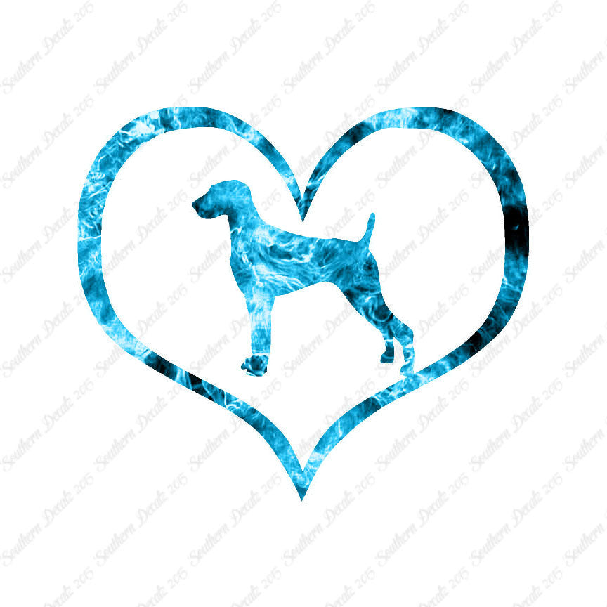 Weimaraner Dog Heart Love