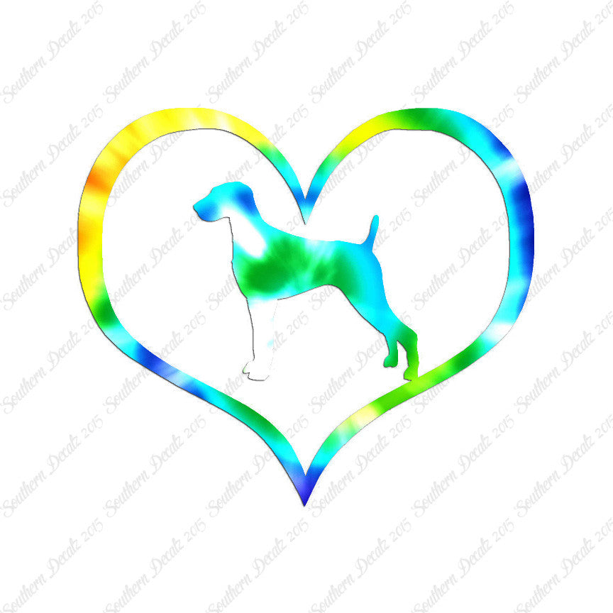 Weimaraner Dog Heart Love