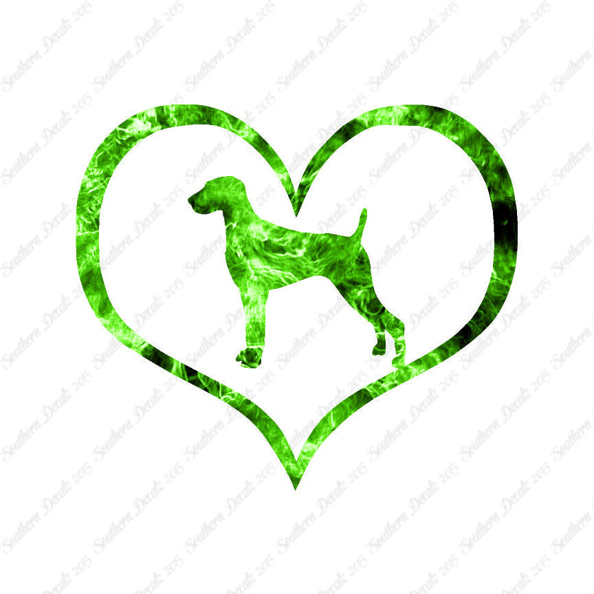 Weimaraner Dog Heart Love