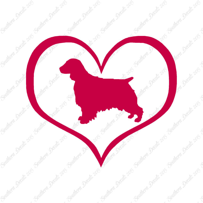 Welsh Springer Spaniel Dog Heart Love