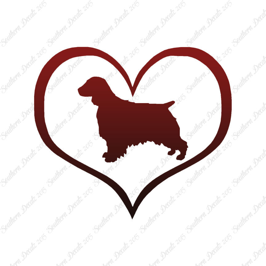 Welsh Springer Spaniel Dog Heart Love