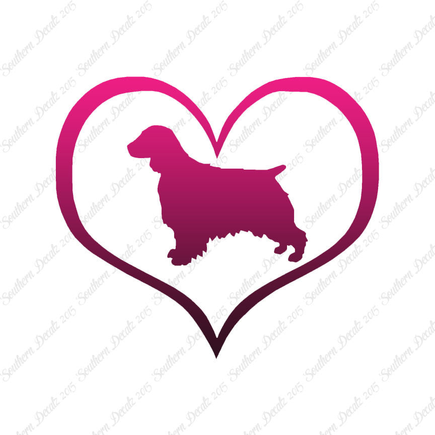 Welsh Springer Spaniel Dog Heart Love