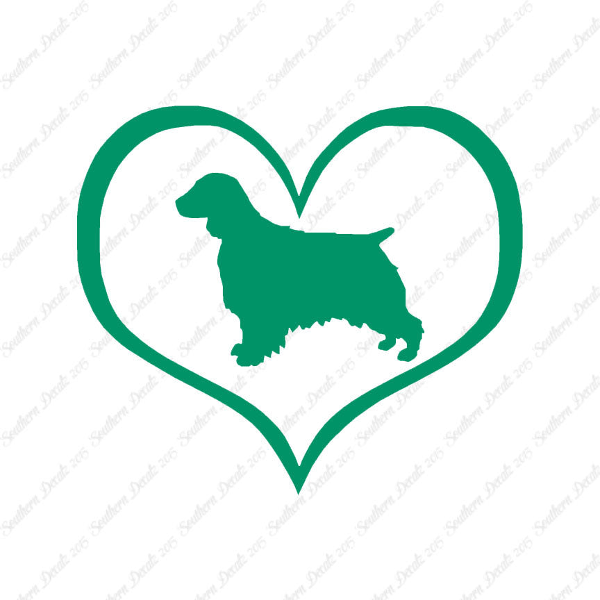 Welsh Springer Spaniel Dog Heart Love