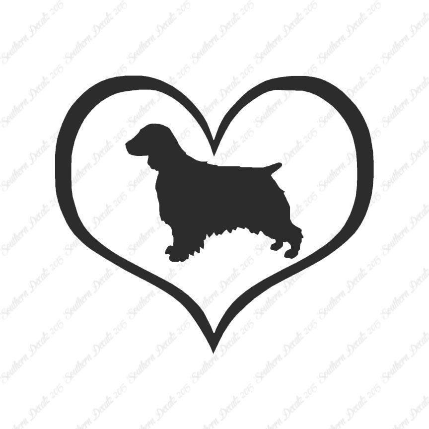 Welsh Springer Spaniel Dog Heart Love