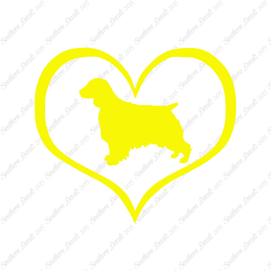 Welsh Springer Spaniel Dog Heart Love