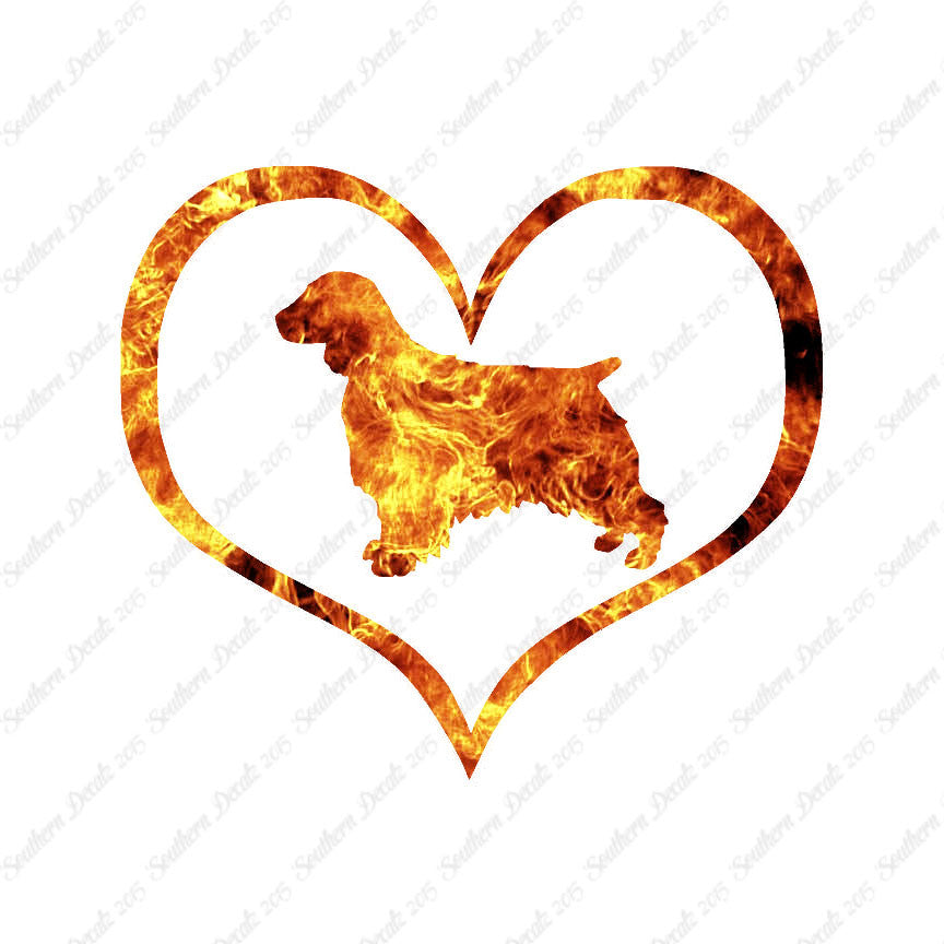 Welsh Springer Spaniel Dog Heart Love