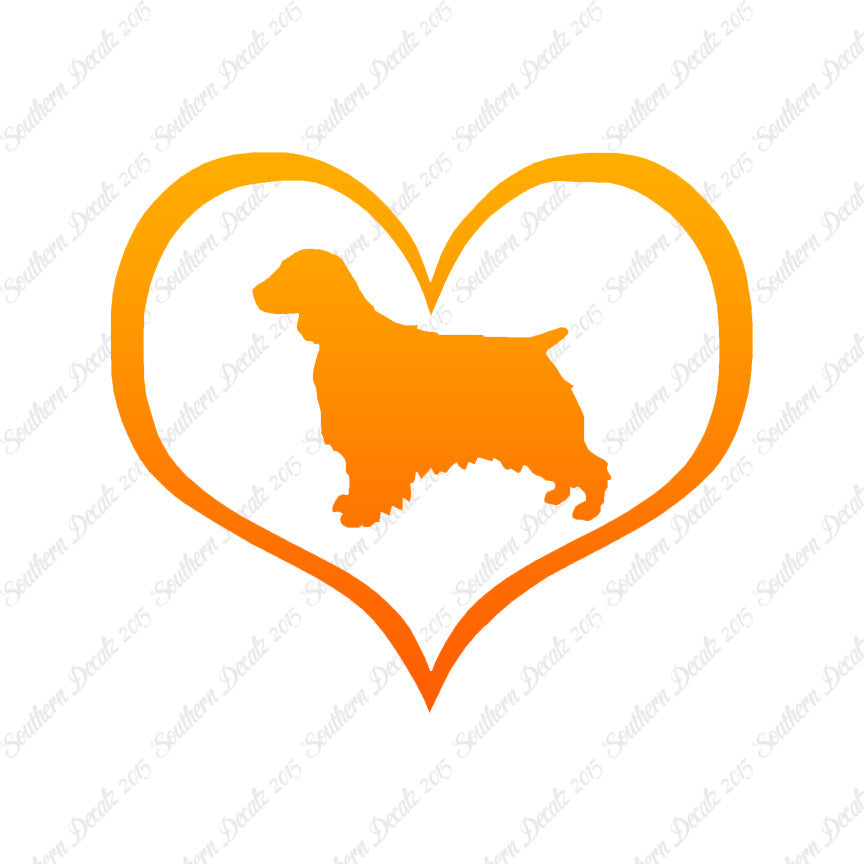 Welsh Springer Spaniel Dog Heart Love