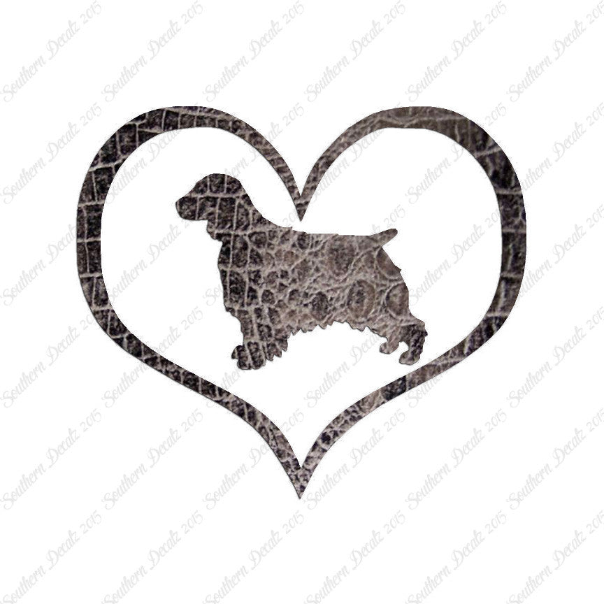 Welsh Springer Spaniel Dog Heart Love