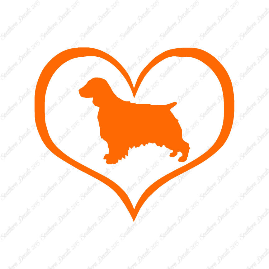 Welsh Springer Spaniel Dog Heart Love