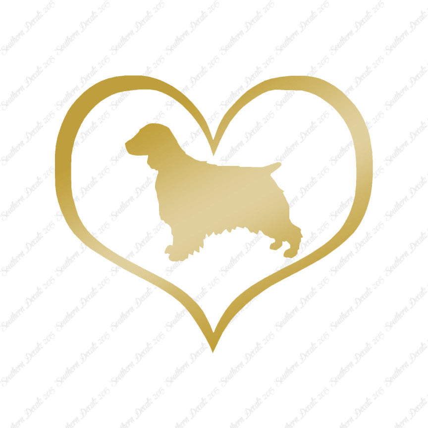Welsh Springer Spaniel Dog Heart Love