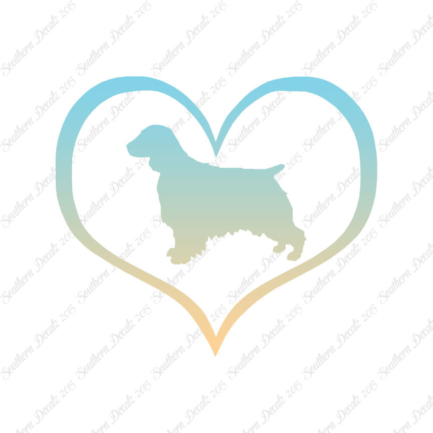 Welsh Springer Spaniel Dog Heart Love