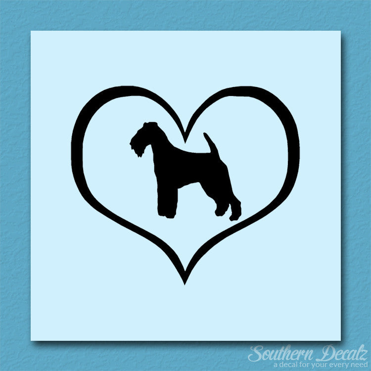 Welsh Terrier Dog Heart Love