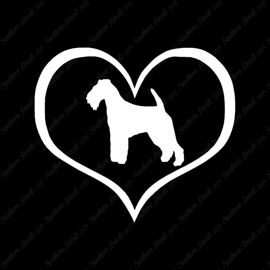 Welsh Terrier Dog Heart Love