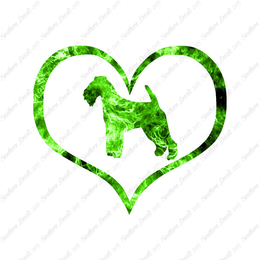 Welsh Terrier Dog Heart Love