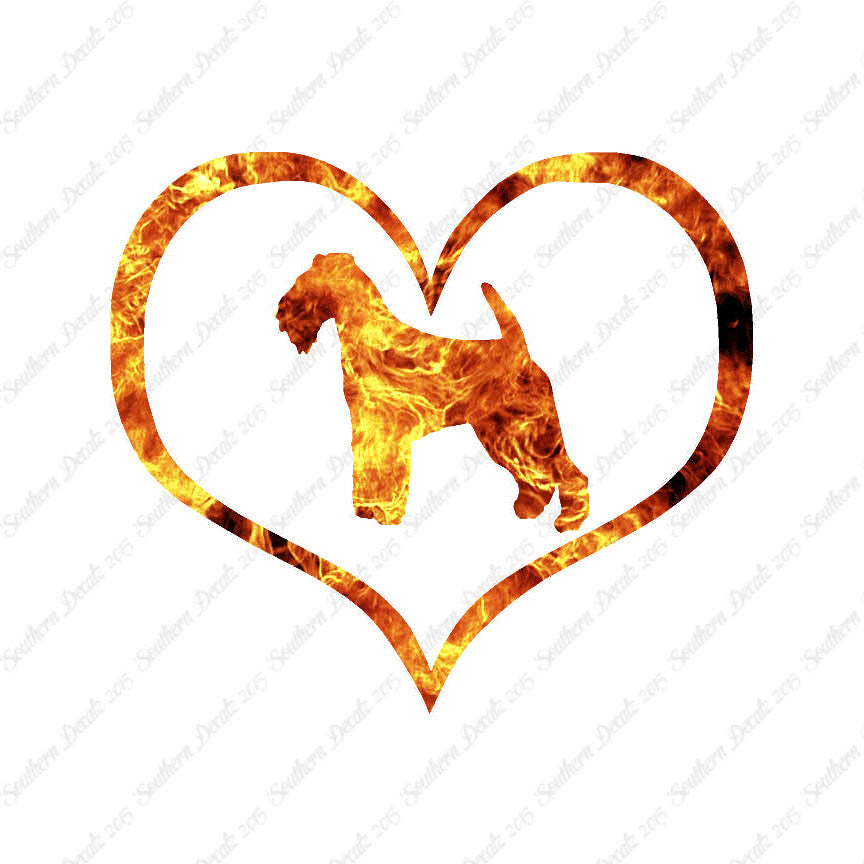 Welsh Terrier Dog Heart Love