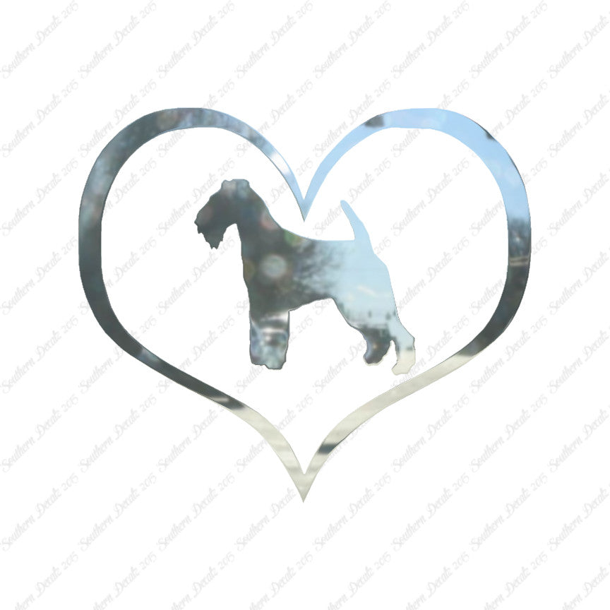 Welsh Terrier Dog Heart Love