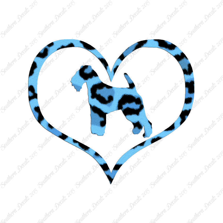 Welsh Terrier Dog Heart Love