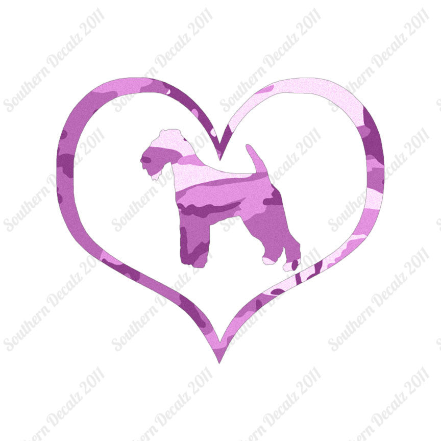 Welsh Terrier Dog Heart Love