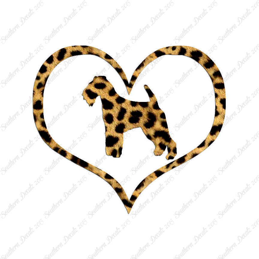 Welsh Terrier Dog Heart Love