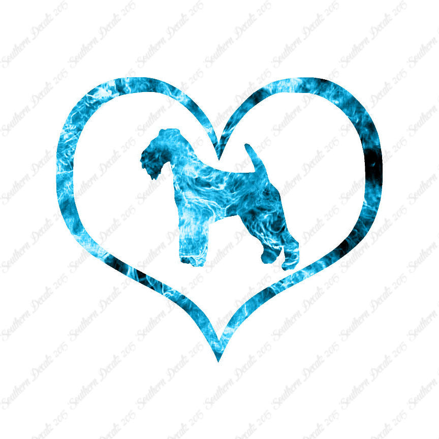 Welsh Terrier Dog Heart Love