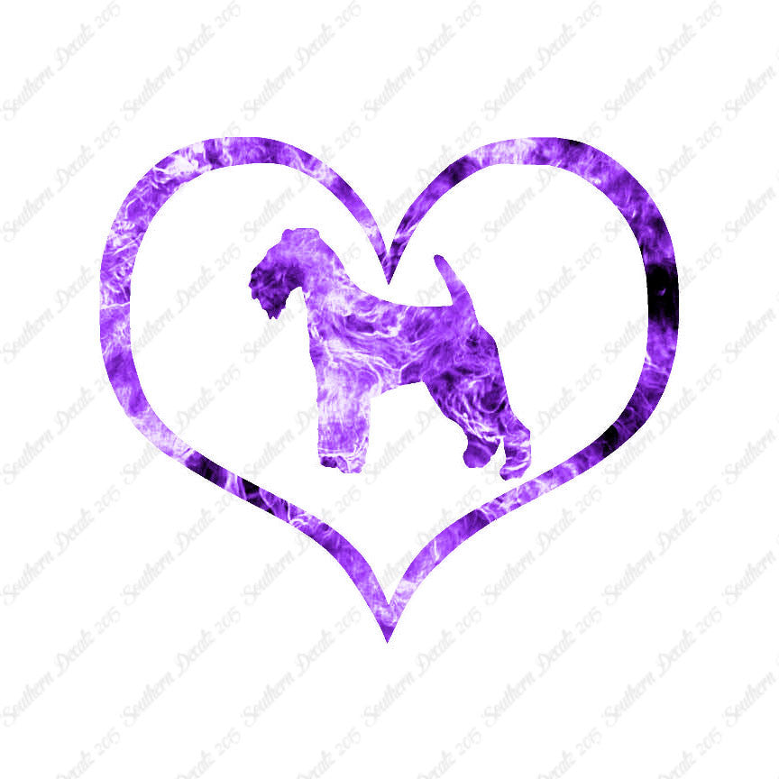 Welsh Terrier Dog Heart Love