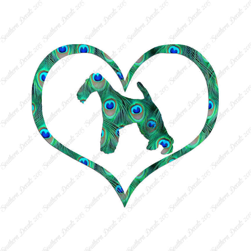 Wire Fox Terrier Dog Heart Love