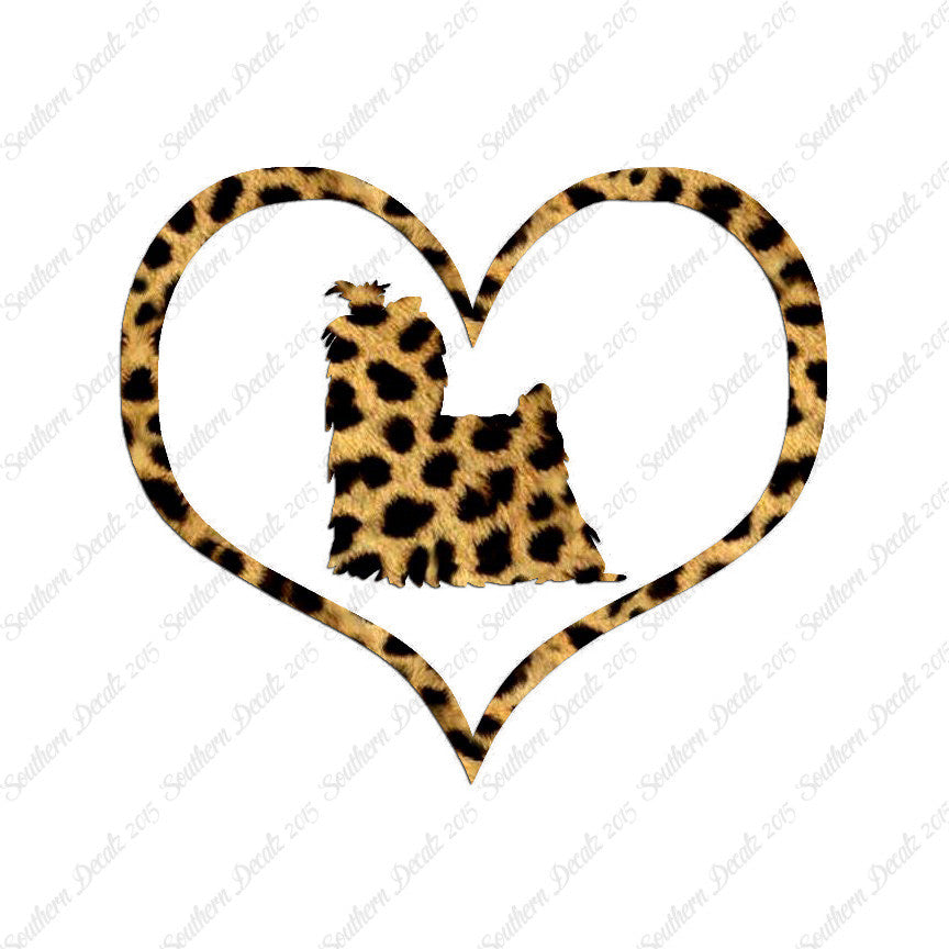Yorkshire Terrier Dog Heart Love