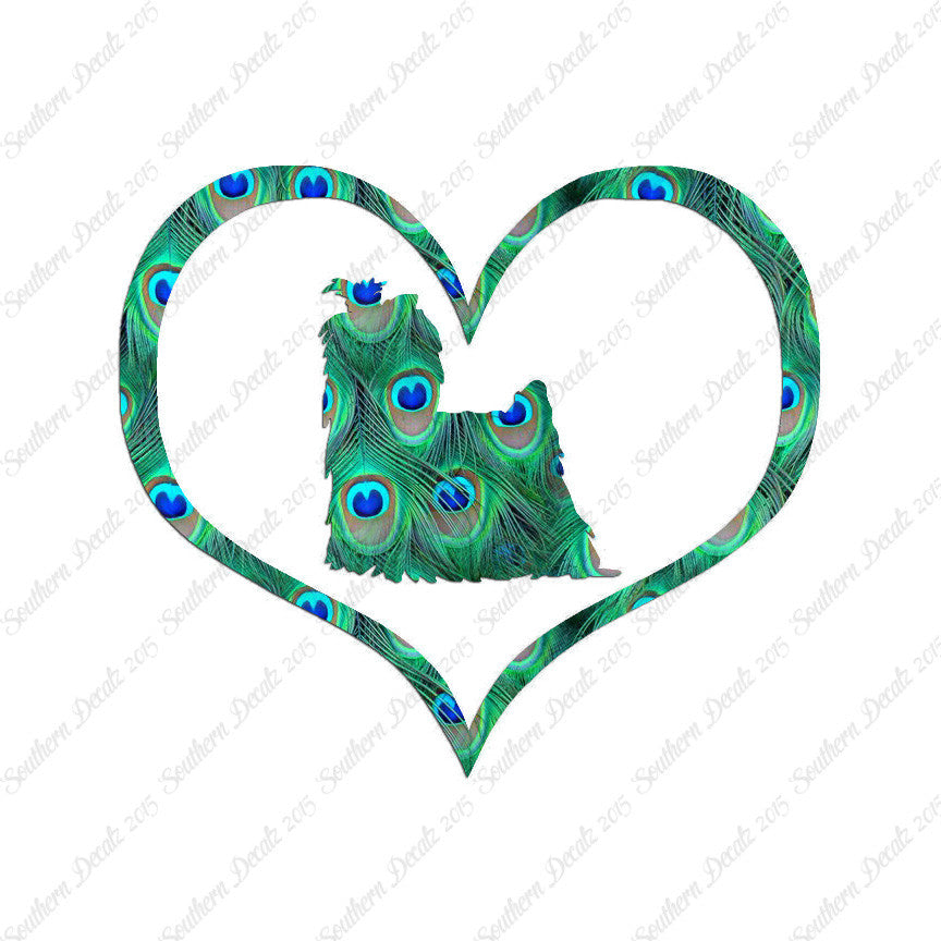 Yorkshire Terrier Dog Heart Love