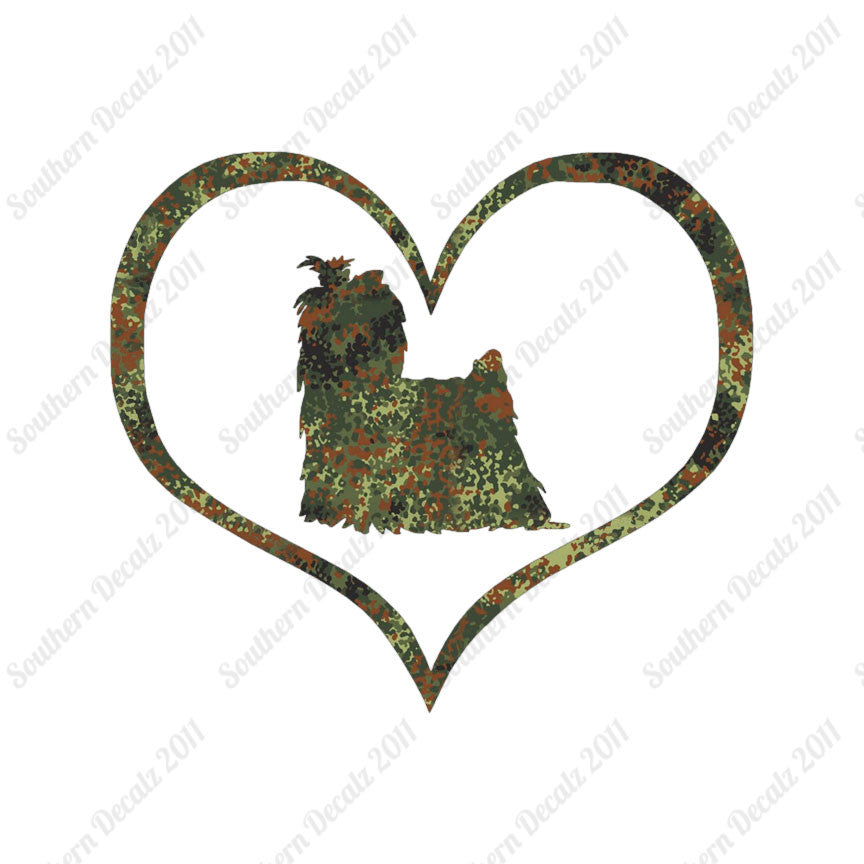 Yorkshire Terrier Dog Heart Love