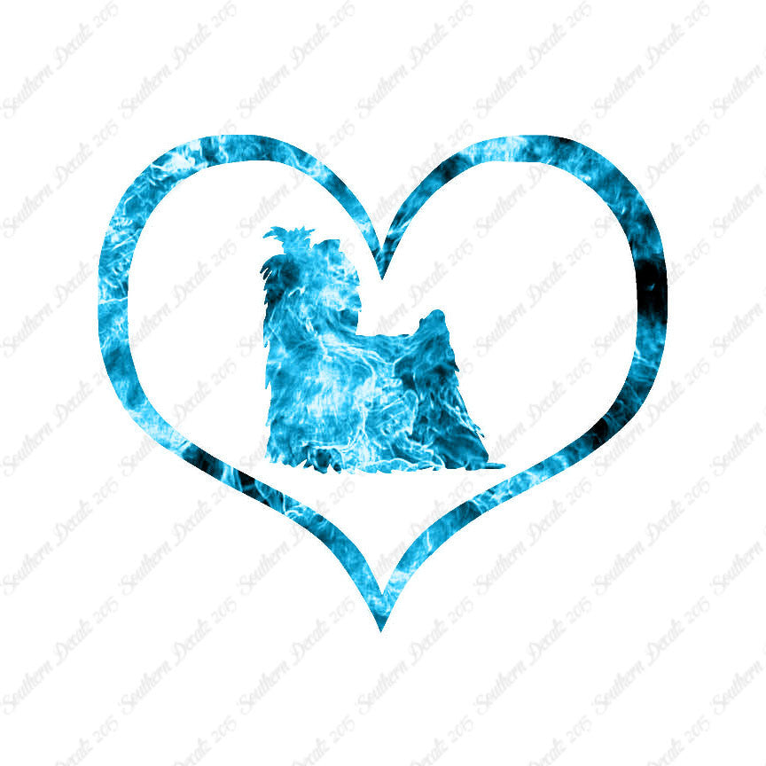 Yorkshire Terrier Dog Heart Love