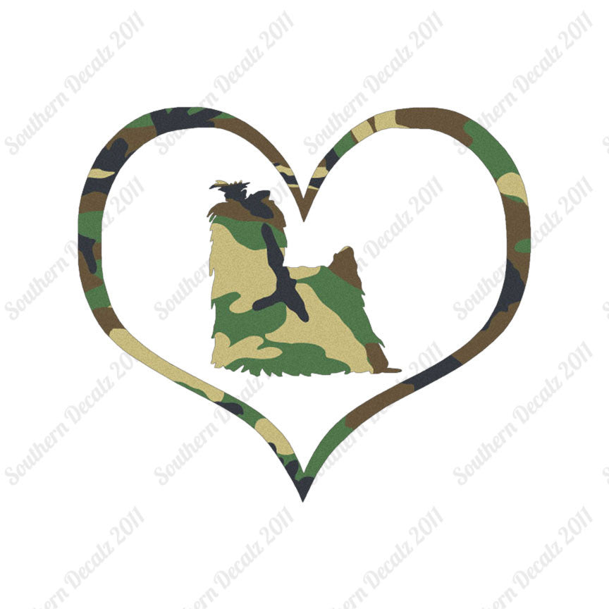 Yorkshire Terrier Dog Heart Love