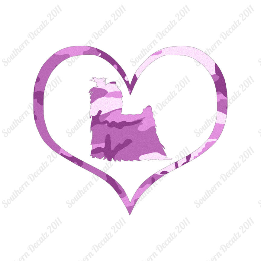 Yorkshire Terrier Dog Heart Love