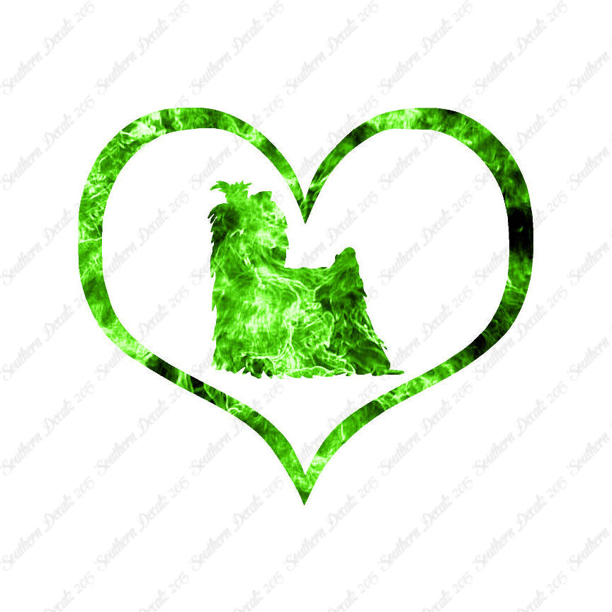 Yorkshire Terrier Dog Heart Love