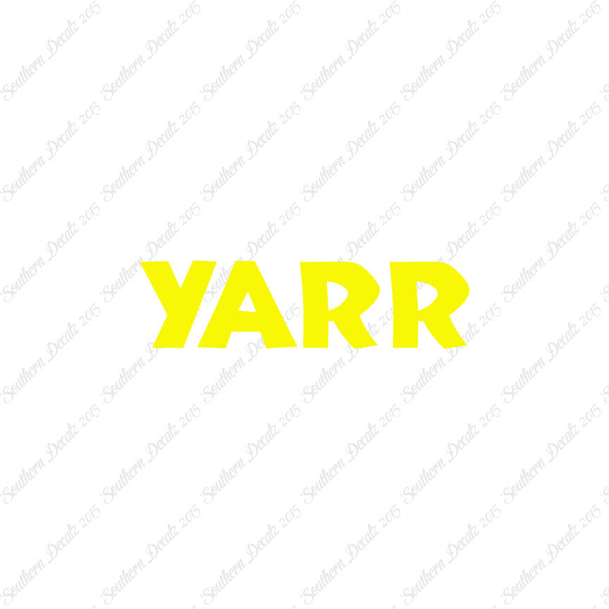 Yarr Text