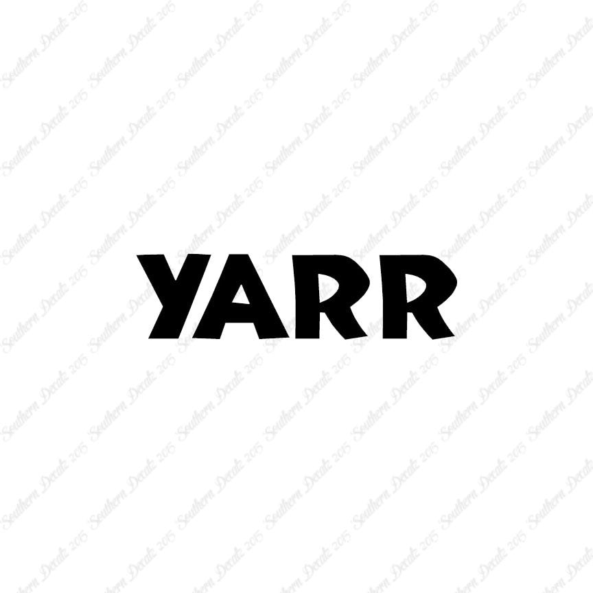 Yarr Text