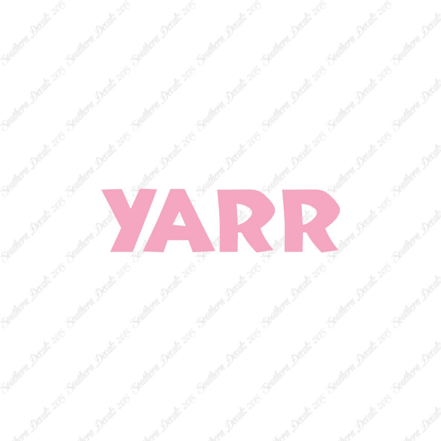 Yarr Text