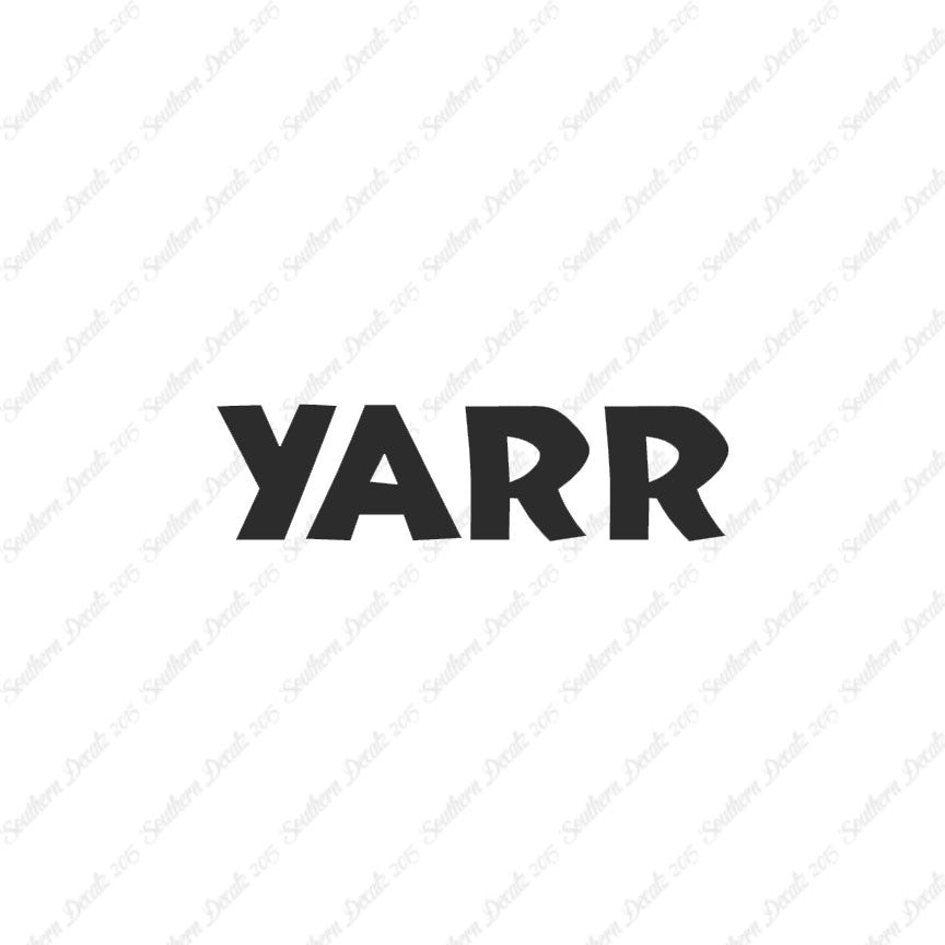 Yarr Text