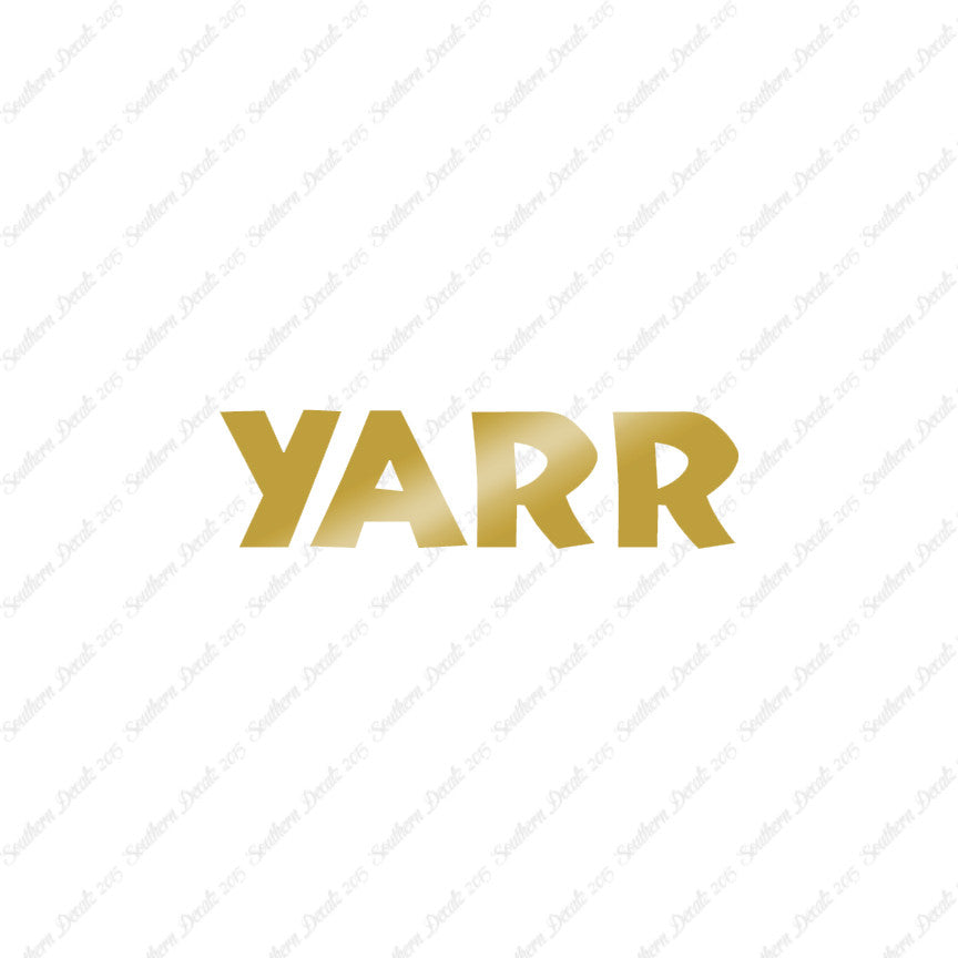 Yarr Text