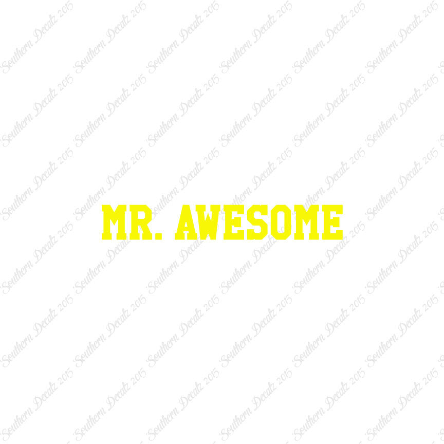 Mr. Awesome